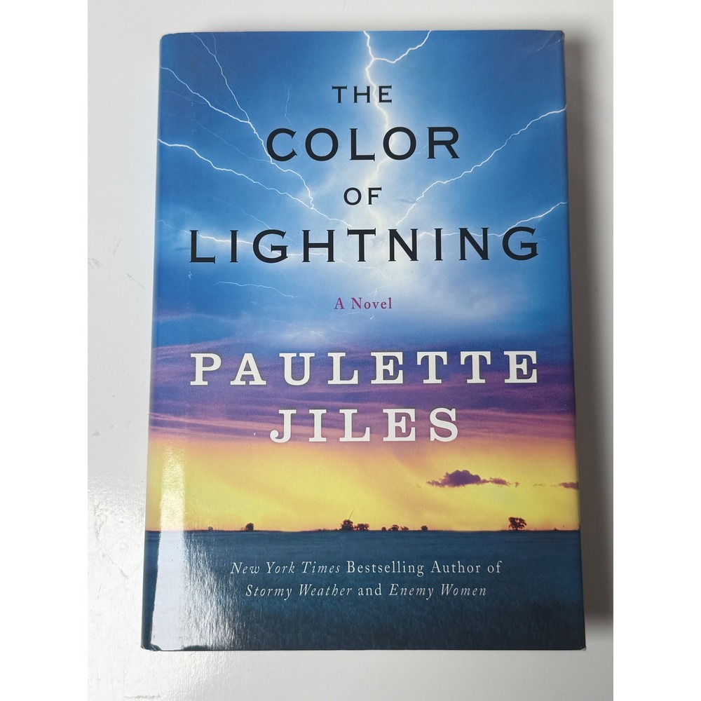 The Color of Lightning Paulette Jiles Hardcover Historical Fiction‎ Texas Novel
